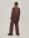 Расклешенные брюки коричневые | 6631601 | фото 3