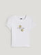 Белая футболка с принтом-смайликами | 6631630 | фото 6