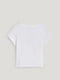 Біла футболка з принтом-смайликами | 6631630 | фото 7
