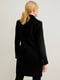 Черное шерстяное классическое пальто средней длины | 6631658 | фото 2