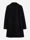 Чорне вовняне класичне пальто середньої довжини | 6631658 | фото 5