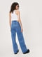 Широкие джинсы классического синего цвета | 6631680 | фото 4