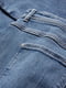 Голубые джинсы-скинни со средней талией | 6631770 | фото 7