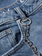 Голубые джинсы-мом с цепочкой | 6631787 | фото 7