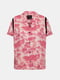 Рубашка розовая принтованная | 6631854