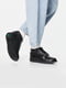 Черные кожаные ботинки на шнуровке | 6631953 | фото 4