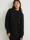 Платье-свитер черное | 6631957 | фото 3