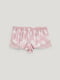 Розовая пижама в цветочный принт: шорты, топ | 6631974 | фото 6