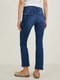 Укороченные джинсы-клеш синего цвета | 6631979 | фото 4