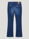 Укороченные джинсы-клеш синего цвета | 6631979 | фото 7