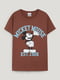 Коричнева футболка з принтом Mickey Mouse | 6631980 | фото 5