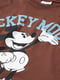 Коричнева футболка з принтом Mickey Mouse | 6631980 | фото 7