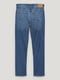 Прямые синие джинсы с потертостями | 6631984 | фото 6