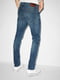 Сині джинси slim fit з потертостями | 6631988 | фото 3