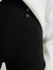 Черные леггинсы классического кроя с декоративными пуговками | 6631992 | фото 4