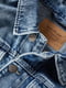 Синя джинсова куртка класичного крою | 6631999 | фото 6