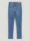 Блакитні джинси slim з високою талією  | 6632016 | фото 6