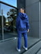 Костюм синий на флисе: худи и брюки | 6632152 | фото 3