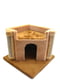 Будиночок Кігтеточка Драпак з хутра для кішок Zoo-hunt Вежа 35х44х44 см джут | 6633056 | фото 4