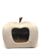 Будка яблуко для котів і собак Zoo-hunt Мрія бежевий №1 40х40х37 см | 6633113 | фото 3