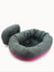 Лежак овальний для собак та котів Магнус Zoo-hunt рожевий №1 40х50х22 см | 6633420 | фото 2