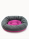 Лежак овальний для собак та котів Магнус Zoo-hunt рожевий №1 40х50х22 см | 6633420 | фото 3
