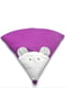 Матрац килимок для собак і котів Zoo-hunt Мишка №2 70х70 см фіолетовий | 6633472 | фото 2