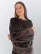 Тепла коричнева піжама: світшот та штани | 6630123 | фото 2