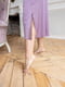 Блідо-фіолетова нічна сорочка зі спокусливим вирізом на спинці | 6630143 | фото 5