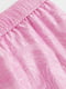 Штани прямі рожеві в принт | 6632336 | фото 3