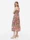 Сукня А-силуету різнокольорова в принт | 6632446 | фото 2