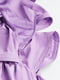 Вечернее фиолетовое платье с оборками | 6632510 | фото 3