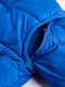 Синя куртка з принтом на спині | 6632555 | фото 9