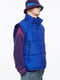 Куртка синяя с принтом на спине | 6632555 | фото 5