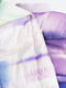 Різнокольорова дута куртка в принт зі знімним шарфом | 6632799 | фото 3