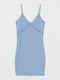 Платье в бельевом стиле голубое | 6632864
