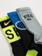 Шкарпетки 3- різнокольорові | 6638085 | фото 3