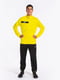 Спортивный костюм желтый, чорный | 6639225 | фото 2