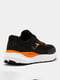 Кросівки 2201 чорний, оранжевий | 6639807 | фото 3