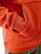 Худі оранжевого кольору з принтом | 6647466 | фото 4