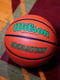Мяч баскетбольный размер 7 композитная кожа коричневый | 6649297 | фото 5