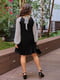 Платье А-силуэта молочного цвета с супер-мягкой тканью и шифоновыми рукавами. | 6604504 | фото 3