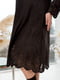 Батальна чорна сукня А-силуету | 6604625 | фото 4