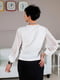 Молочна блуза з шифоновими рукавами | 6517749 | фото 6