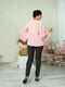 Рожева блуза з об'ємними рукавами | 6517754 | фото 4
