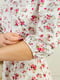 Сукня-міді А-силуету молочного кольору в квітковий принт | 6517780 | фото 7