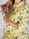 Жовта сукня А-силуету в квітковий принт | 6517784 | фото 4
