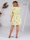 Жовта сукня А-силуету в квітковий принт | 6517784 | фото 5