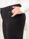 Чорні завужені штани, декоровані гудзиками знизу | 6628545 | фото 7
