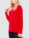 Яркий красный свитер | 6650874 | фото 3